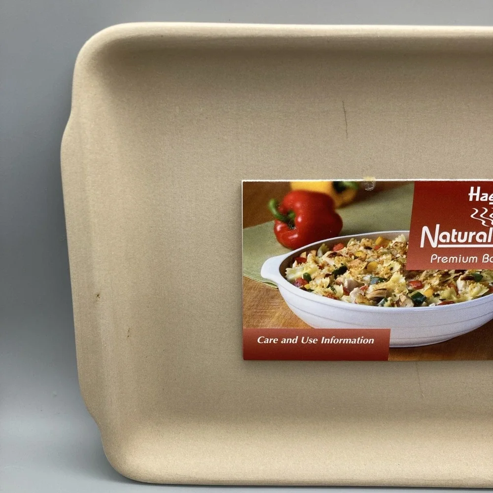 Haeger Natural Stone Bakeware Rectangular Dish New 10